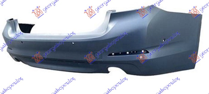 ΠΡΟΦΥΛΑΚΤΗΡΑΣ ΠΙΣΩ ΒΑΦΟΜΕΝΟΣ SEDAN (LUXURY/SPORT LINE) (2 ΜΟΝΕΣ ΣΤΡΟΓΓΥΛΕΣ ΕΞΑΤΜΙΣΕΙΣ) (ΜΕ 6 PDC)