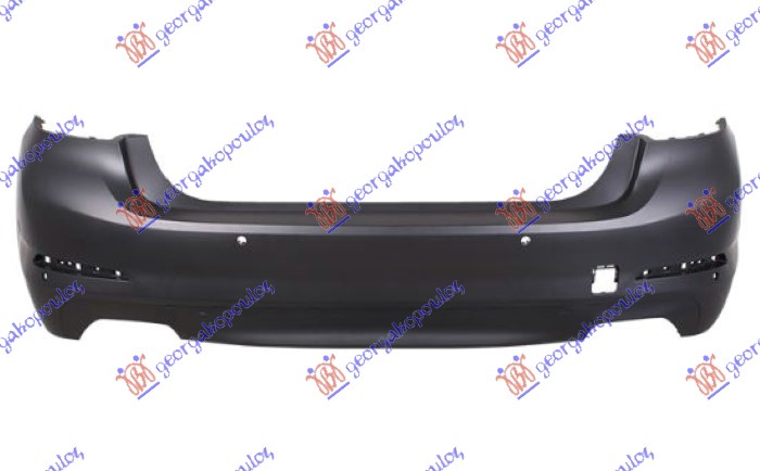 ΠΡΟΦΥΛΑΚΤΗΡΑΣ ΠΙΣΩ ΒΑΦΟΜΕΝΟΣ SEDAN (LUXURY/SPORT LINE) (2 ΜΟΝΕΣ TEΤΡΑΓΩΝΕΣ ΕΞΑΤΜΙΣΕΙΣ) (ΜΕ 6 PDC)