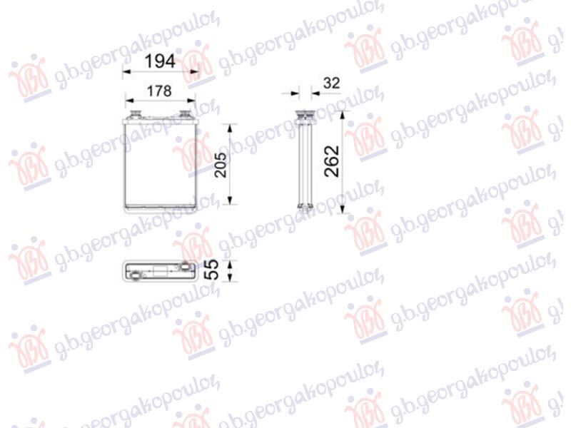 ΨΥΓΕΙΟ ΚΑΛΟΡΙΦΕΡ (205x173) (MAHLE BEHR PREMIUM LINE)