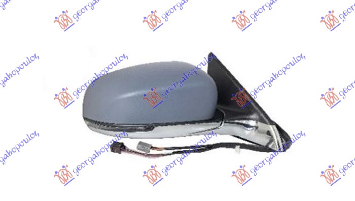 ΚΑΘΡΕΦΤΗΣ ΗΛΕΚΤΡΙΚΟΣ ΘΕΡΜΑΙΝΟΜΕΝΟΣ ΒΑΦΟΜΕΝΟΣ ΗΛΕΚΤΡΙΚΑ ΑΝΑΚΛΙΝΟΜΕΝΟΣ (ΜΕ ΦΛΑΣ & ΦΩΣ ΑΣΦΑΛΕΙΑΣ) ΧΡΩΜΙΟ ΒΑΣΗ (ASPHERICAL GLASS) ΔΕΞ