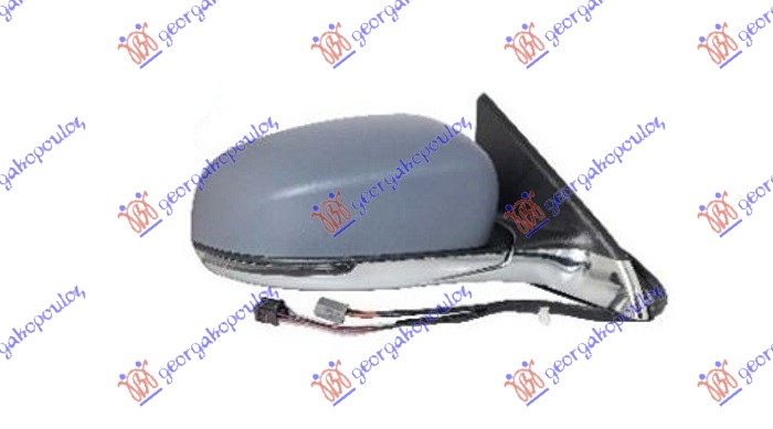 ΚΑΘΡΕΦΤΗΣ ΗΛΕΚΤΡΙΚΟΣ ΘΕΡΜΑΙΝΟΜΕΝΟΣ ΒΑΦΟΜΕΝΟΣ (ΜΕ ΦΛΑΣ & ΦΩΣ ΑΣΦΑΛΕΙΑΣ & BLIS) ΧΡΩΜΙΟ ΒΑΣΗ (ASPHERICAL GLASS) ΔΕΞ