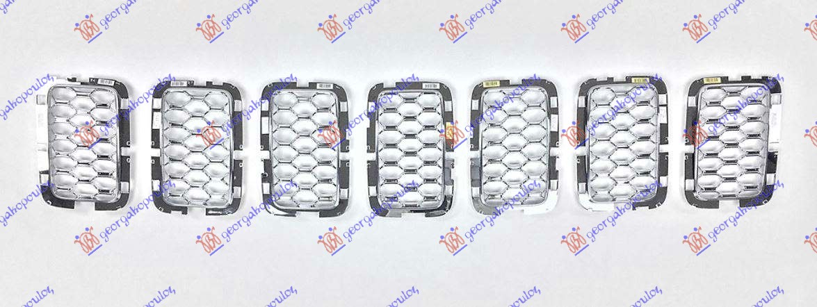 ΔΙΑΚΟΣΜΗΤΙΚΑ ΔΙΧΤΥΑ ΜΑΣΚΑΣ ΧΡΩΜΙΟ (ΣΕΤ 7 ΤΕΜΑΧΙΑ)