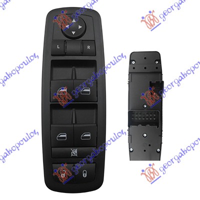 ΔΙΑΚΟΠΤΗΣ ΠΑΡΑΘΥΡΟΥ/ΚΑΘΡΕΦΤΩΝ ΕΜΠΡΟΣ ΚΕΝΤΡΙΚΟ ΚΛΕΙΔΩΜΑ (Τετραπλος) (21pin) ΑΡ