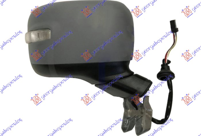 ΚΑΘΡΕΦΤΗΣ ΗΛΕΚΤΡΙΚΟΣ ΘΕΡΜΑΙΝΟΜΕΝΟΣ ΗΛΕΚΤΡΙΚΑ ΑΝΑΚΛΙΝΟΜΕΝΟΣ ΒΑΦΟΜΕΝΟΣ (ΜΕ ΦΛΑΣ & ΑΙΣΘΗΤΗΡΑ) (CONVEX GLASS) ΔΕΞ