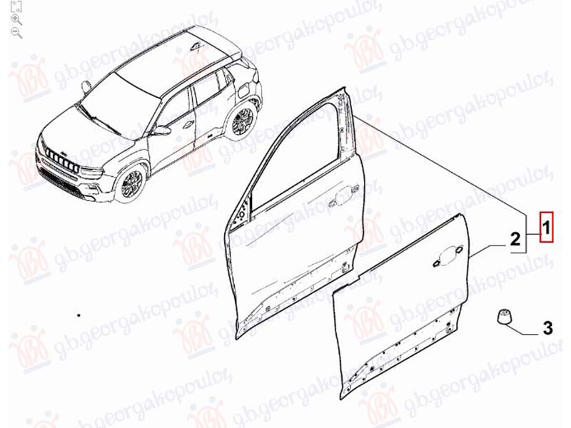 ΠΟΡΤΑ ΕΜΠΡΟΣ (Γ) ΑΡ