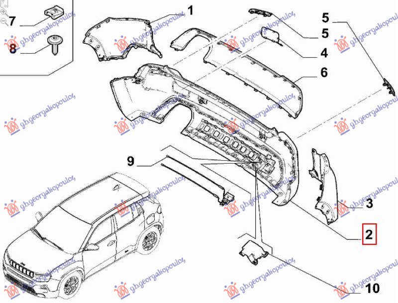 ΠΡΟΦΥΛΑΚΤΗΡΑΣ ΠΙΣΩ (ΜΕ 4 PDC) (Γ)