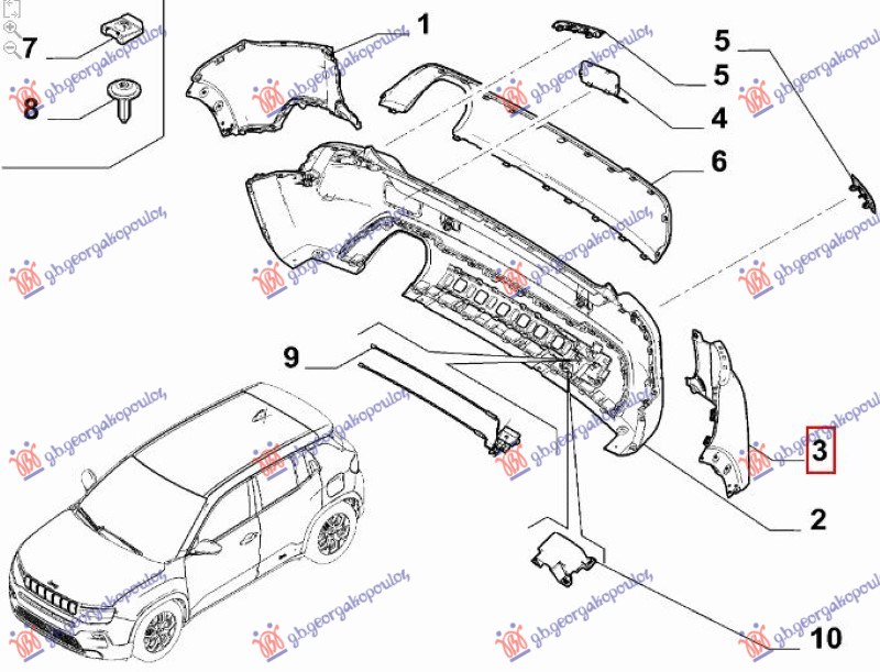 ΑΚΡΟ ΠΡΟΦΥΛΑΚΤΗΡΑ ΠΙΣΩ ΒΑΦΟΜΕΝΟ (Γ) ΑΡ