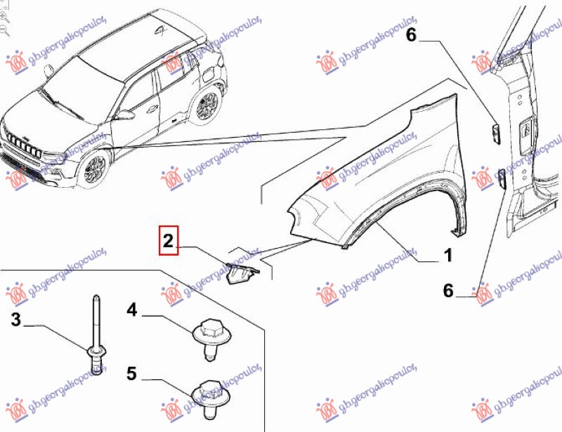 ΒΑΣΗ ΦΤΕΡΟΥ ΕΜΠΡΟΣ (Γ) ΑΡ