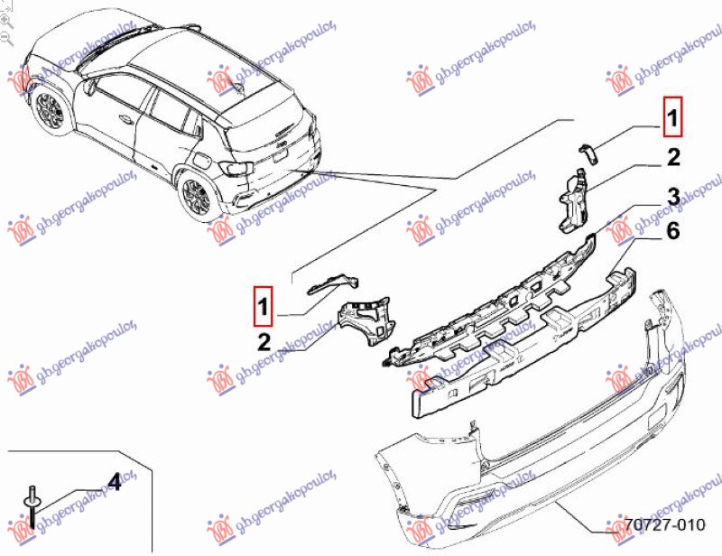 ΒΑΣΗ ΠΡΟΦΥΛΑΚΤΗΡΑ ΠΙΣΩ ΠΛΑΙΝΗ ΑΝΩ ΠΛΑΣΤΙΚΗ (Γ) ΔΕΞ