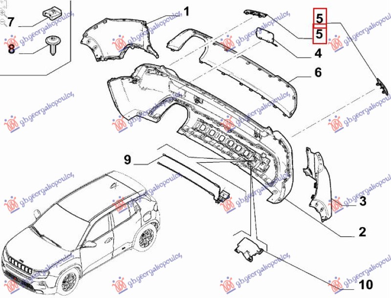 ΑΝΤΑΝΑΚΛΑΣΤΙΚΟ ΠΙΣΩ ΠΡΟΦΥΛΑΚΤΗΡΑ (Γ) ΑΡ