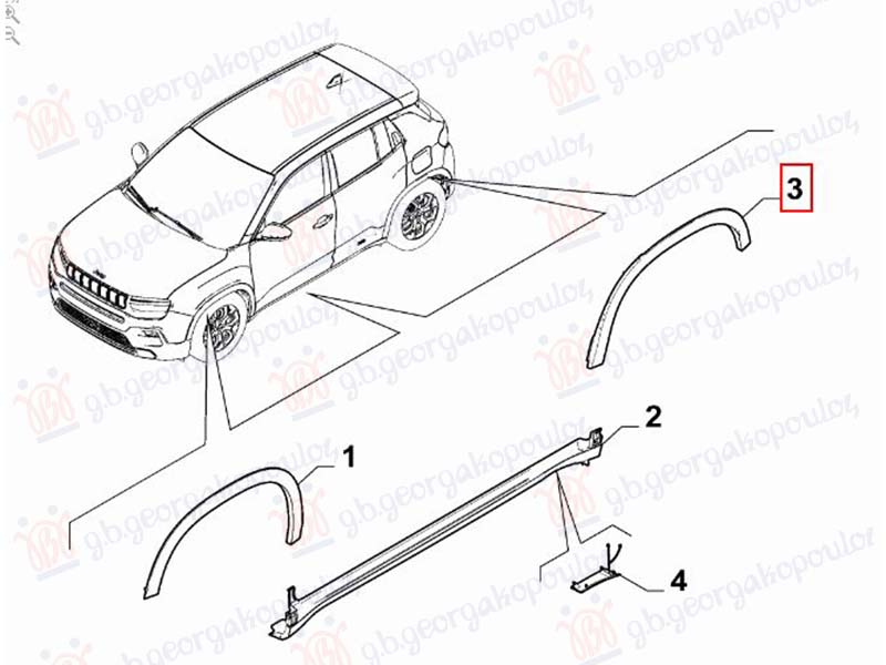 ΚΟΥΡΜΠΑ ΦΤΕΡΟΥ ΠΙΣΩ ΠΛΑΣΤΙΚΗ (Γ) ΑΡ