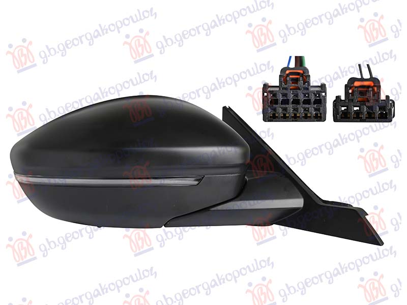 ΚΑΘΡΕΦΤΗΣ ΗΛΕΚΤΡΙΚΟΣ ΘΕΡΜΑΙΝΟΜΕΝΟΣ (ΜΕ ΦΛΑΣ & ΑΙΣΘΗΤΗΡΑ) (6+4 PIN) (Α ΠΟΙΟΤΗΤΑ) (CONVEX) ΔΕΞ