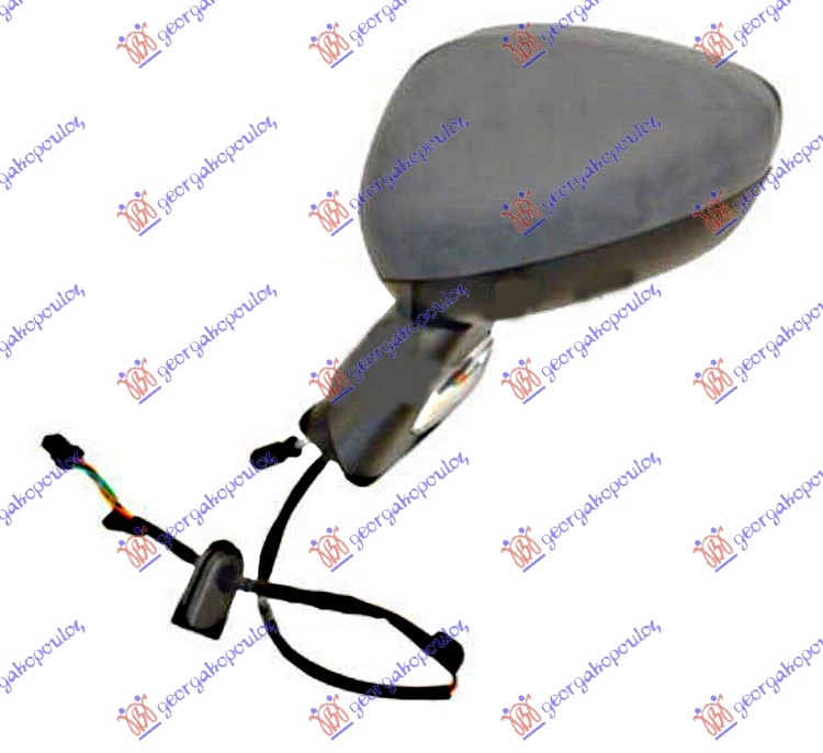 ΚΑΘΡΕΦΤΗΣ ΗΛΕΚΤΡΙΚΟΣ ΘΕΡΜΑΙΝΟΜΕΝΟΣ ΒΑΦΟΜΕΝΟΣ (ΜΕ ΦΛΑΣ & ΑΙΣΘΗΤΗΡΑ) (CONVEX GLASS) ΔΕΞ