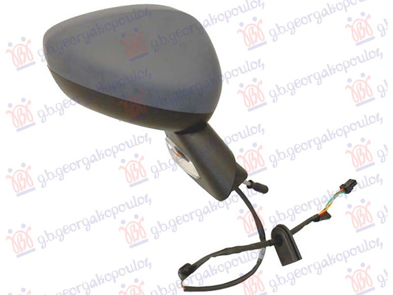 ΚΑΘΡΕΦΤΗΣ ΗΛΕΚΤΡΙΚΟΣ ΘΕΡΜΑΙΝΟΜΕΝΟΣ ΗΛΕΚΤΡΙΚΑ ΑΝΑΚΑΚΛΙΝΟΜΕΝΟΣ ΒΑΦΟΜΕΝΟΣ (ΜΕ ΦΛΑΣ) (ΜΑΥΡΗ ΒΑΣΗ & ΑΙΣΘΗΤΗΡΑ) (CONVEX GLASS) ΔΕΞ