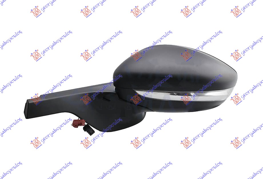 ΚΑΘΡΕΦΤΗΣ ΗΛΕΚΤΡΙΚΟΣ ΘΕΡΜΑΙΝΟΜΕΝΟΣ ΒΑΦΟΜΕΝΟΣ (ΜΕ ΦΛΑΣ & ΑΙΣΘΗΤΗΡΑ) (6 PIN+3 PIN) -2018 (CONVEX GLASS) ΔΕΞ