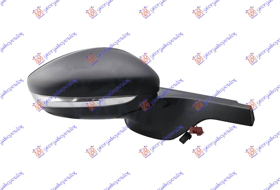 ΚΑΘΡΕΦΤΗΣ ΗΛΕΚΤΡΙΚΟΣ ΘΕΡΜΑΙΝΟΜΕΝΟΣ ΒΑΦΟΜΕΝΟΣ (ΜΕ ΦΛΑΣ) (7PIN) -2018 (CONVEX GLASS) ΑΡ