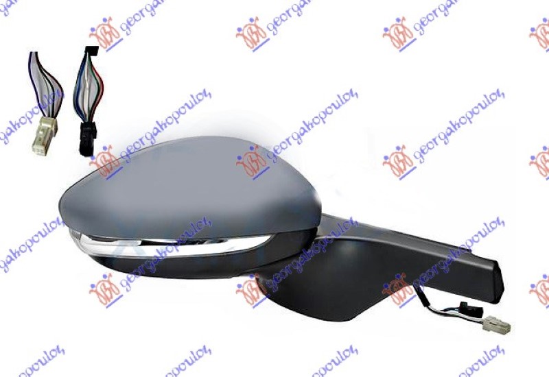 ΚΑΘΡΕΦΤΗΣ ΗΛΕΚΤΡΙΚΟΣ ΘΕΡΜΑΙΝΟΜΕΝΟΣ ΒΑΦΟΜΕΝΟΣ (ΜΕ ΦΛΑΣ & BLIS & ΑΙΣΘΗΤΗΡΑ) (6+5 PIN) -2018 (CONVEX GLASS) (A ΠΟΙΟΤΗΤΑ) ΔΕΞ