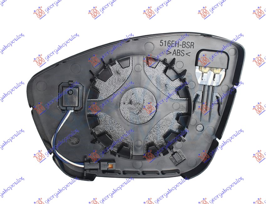 ΚΡΥΣΤΑΛΛΟ ΚΑΘΡΕΦΤΗ ΘΕΡΜΑΙΝΟΜΕΝΟ ΜΕ BLIS (CONVEX GLASS) ΔΕΞ