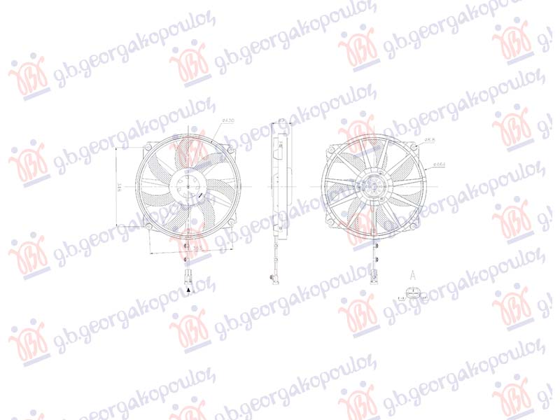 ΒΕΝΤΙΛΑΤΕΡ ΨΥΓΕΙΟΥ ΒΕΝΖΙΝΗ/ΠΕΤΡΕΛΑΙΟ (2pin) (240W)