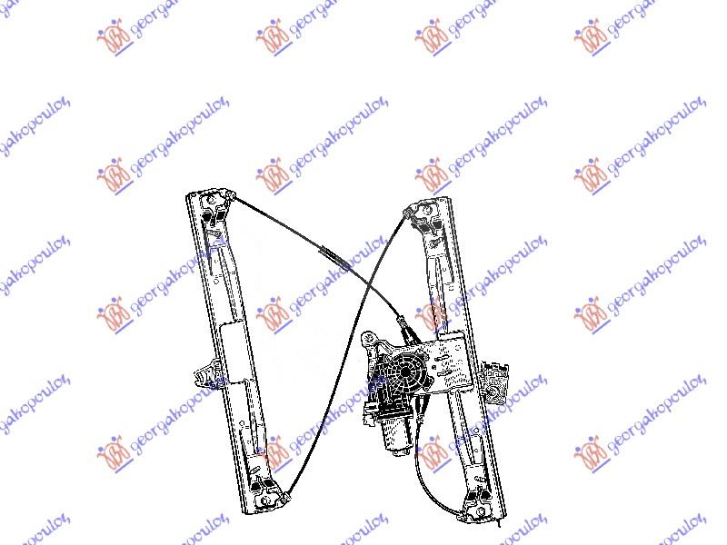 ΓΡΥΛΛΟΣ ΠΑΡΑΘΥΡΟΥ ΕΜΠΡΟΣ ΗΛΕΚΤΡΙΚΟΣ COMFORT (Α ΠΟΙΟΤΗΤΑ) ΑΡ