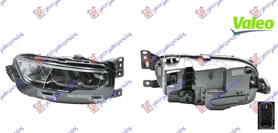 ΦΑΝΟΣ ΕΜΠΡΟΣ ECO LED (VALEO) ΔΕΞ