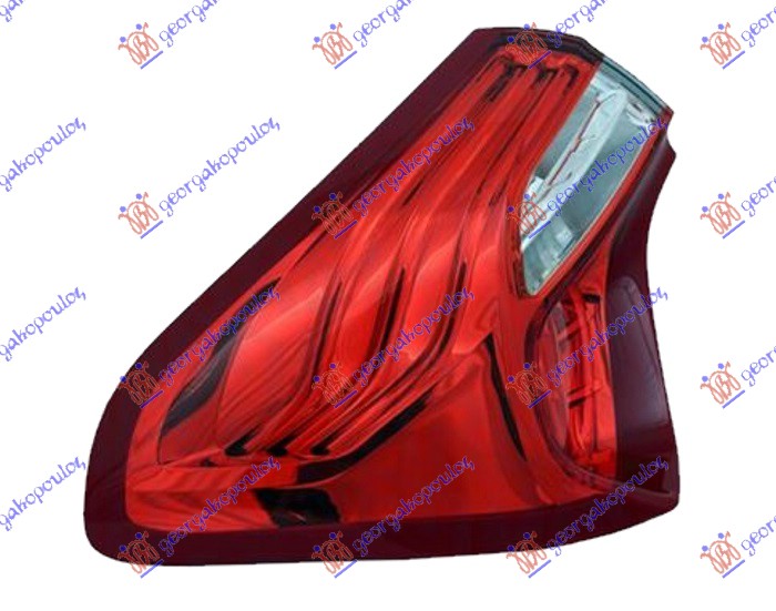 ΦΑΝΟΣ ΠΙΣΩ ΕΞΩ ΜΑΥΡΟ LED (MARELLI) ΑΡ