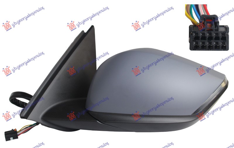 ΚΑΘΡΕΦΤΗΣ ΗΛΕΚΤ. ΘΕΡΜ. ΗΛ.ΑΝΑΚΛ. ΒΑΦΟΜ. (ΜΕ ΦΛΑΣ & ΦΩΣ ΑΣΦ.) (10H10P) (Α ΠΟΙΟΤΗΤΑ) (CONVEX GLASS) ΑΡ