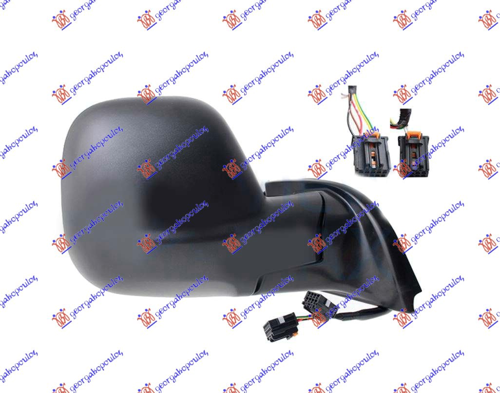 ΚΑΘΡΕΦΤΗΣ ΗΛΕΚΤΡΙΚΟΣ ΘΕΡΜΑΙΝΟΜΕΝΟΣ (ΜΕ ΑΙΣΘΗΤΗΡΑ) (5+2 PIN) (Α ΠΟΙΟΤΗΤΑ) (CONVEX GLASS) ΔΕΞ