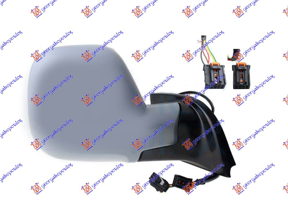 ΚΑΘΡΕΦΤΗΣ ΗΛΕΚΤΡΙΚΟΣ ΘΕΡΜΑΙΝΟΜΕΝΟΣ ΗΛΕΚΤΡΙΚΑ ΑΝΑΚΛΙΝΟΜΕΝΟΣ ΒΑΦΟΜΕΝΟΣ (ΜΕ ΑΙΣΘΗΤΗΡΑ) (7+2 PIN) (Α ΠΟΙΟΤΗΤΑ) (CONVEX GLASS) ΔΕΞ