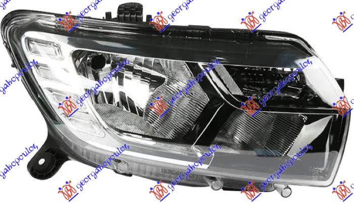 ΦΑΝΟΣ ΕΜΠΡΟΣ ΗΛΕΚΤΡΙΚΟΣ ΜΕ ΦΩΣ ΗΜΕΡΑΣ LED (VALEO) ΔΕΞ