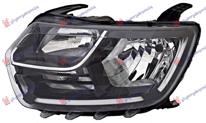 ΦΑΝΟΣ ΕΜΠΡΟΣ (Η7/Η1) ΜΕ ΦΩΣ ΗΜΕΡΑΣ LED (E) (ΤΟΥΡΚΙΑ) ΑΡ