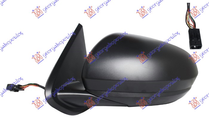 ΚΑΘΡΕΦΤΗΣ ΗΛΕΚΤΡΙΚΟΣ ΘΕΡΜΑΙΝΟΜΕΝΟΣ ΜΑΥΡΟΣ (ΜΕ BLIS) (7 PIN) (CONVEX GLASS) ΑΡ