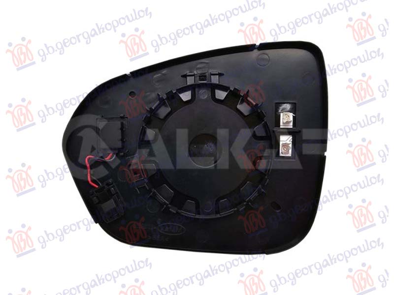 ΚΡΥΣΤΑΛΛΟ ΚΑΘΡΕΦΤΗ ΘΕΡΜΑΙΝΟΜΕΝΟ (ΜΕ BLIS) (2+2pin) (CONVEX GLASS) ΔΕΞ