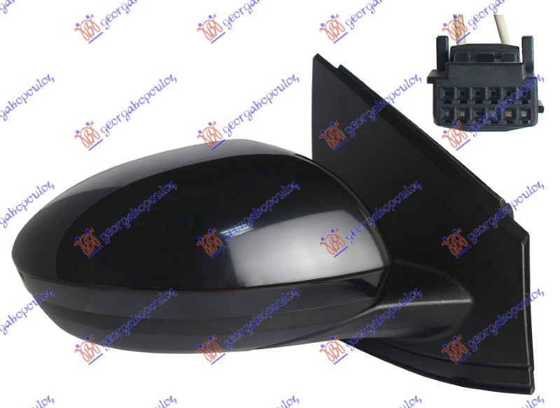 ΚΑΘΡΕΦΤΗΣ ΜΗΧΑΝΙΚΟΣ ΒΑΦΟΜΕΝΟΣ (ΜΕ ΑΙΣΘΗΤΗΡΑ) (Α ΠΟΙΟΤΗΤΑ) (CONVEX GLASS) ΔΕΞ