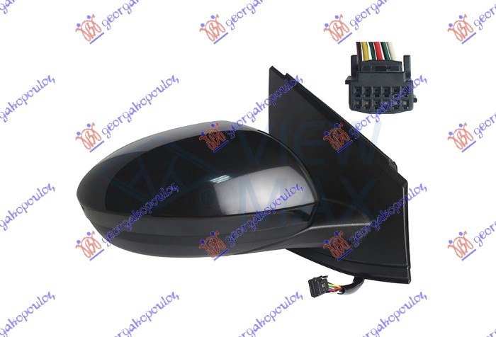 ΚΑΘΡΕΦΤΗΣ ΗΛΕΚΤΡΙΚΟΣ ΘΕΡΜΑΙΝΟΜΕΝΟΣ ΒΑΦΟΜΕΝΟΣ (ΜΕ ΑΙΣΘΗΤΗΡΑ) (7 PIN) (CONVEX GLASS) ΔΕΞ