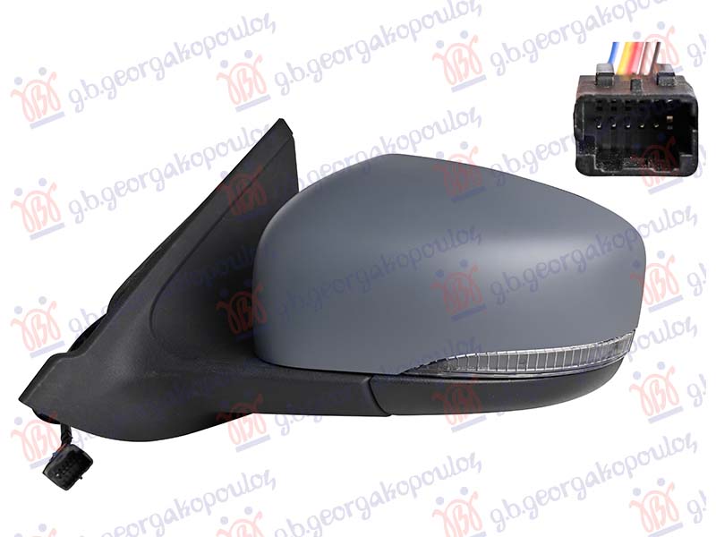 ΚΑΘΡΕΦΤΗΣ ΗΛΕΚΤΡΙΚΟΣ ΒΑΦΟΜΕΝΟΣ (ΜΕ ΦΛΑΣ) (5 PIN) (CONVEX) (Α ΠΟΙΟΤΗΤΑ) ΑΡ