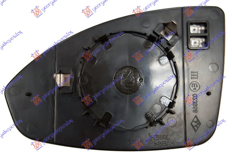 ΚΡΥΣΤΑΛΛΟ ΚΑΘΡΕΦΤΗ ΘΕΡΜΑΙΝΟΜΕΝΟ (CONVEX GLASS) ΔΕΞ