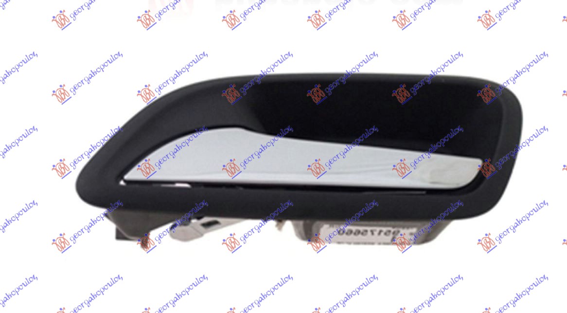 ΧΕΡΟΥΛΙ ΠΟΡΤΑΣ ΕΜΠΡΟΣ-ΠΙΣΩ ΕΣΩ ΧΡΩΜΙΟ/ΜΑΥΡΟ ΑΡ