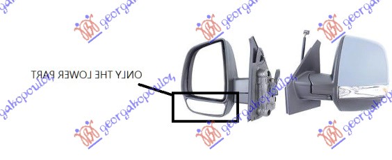 ΚΡΥΣΤΑΛΛΟ ΚΑΘΡΕΦΤΗ ΚΑΤΩ (CARGO) (CONVEX GLASS) ΑΡ