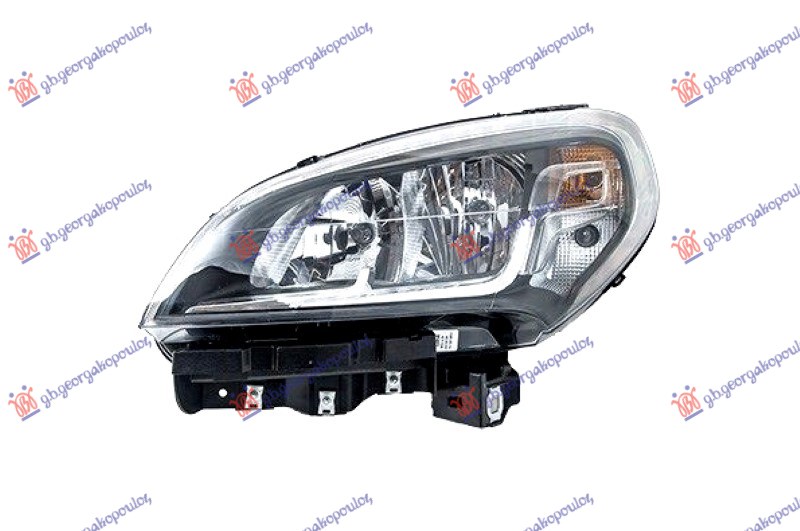 ΦΑΝΟΣ ΕΜΠΡΟΣ ΗΛΕΚΤΡΙΚΟΣ (H7/H7) (Ε) (MARELLI) ΑΡ