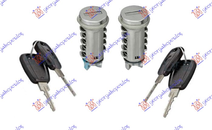 ΑΦΑΛΟΣ ΠΟΡΤΑΣ (6ΤΕΜΑΧΙΑ) (2 ΑΦΑΛΟΙ - 4 ΚΛΕΙΔΙΑ) (ΤΥΠΟΣ ΚΛΕΙΔΙΟΥ ΜΕ ΔΟΝΤΙΑ - ΜΑΥΡΑ)