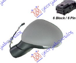 ΚΑΘΡΕΦΤΗΣ ΗΛΕΚΤΡΙΚΟΣ ΘΕΡΜΑΙΝΟΜΕΝΟΣ ΒΑΦΟΜΕΝΟΣ (ΜΕ ΦΛΑΣ) (CONVEX GLASS) ΑΡ