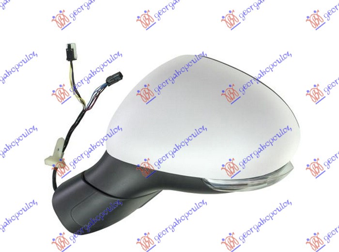 ΚΑΘΡΕΦΤΗΣ ΗΛΕΚΤΡΙΚΟΣ ΘΕΡΜΑΙΝΟΜΕΝΟΣ ΜΕ ΚΑΠΑΚΙ ΧΡΩΜΙΟ (ΜΕ ΦΛΑΣ) (CONVEX GLASS) ΑΡ