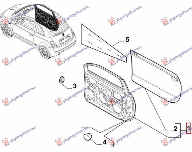 ΠΟΡΤΑ ΕΜΠΡΟΣ (Γ) ΑΡ