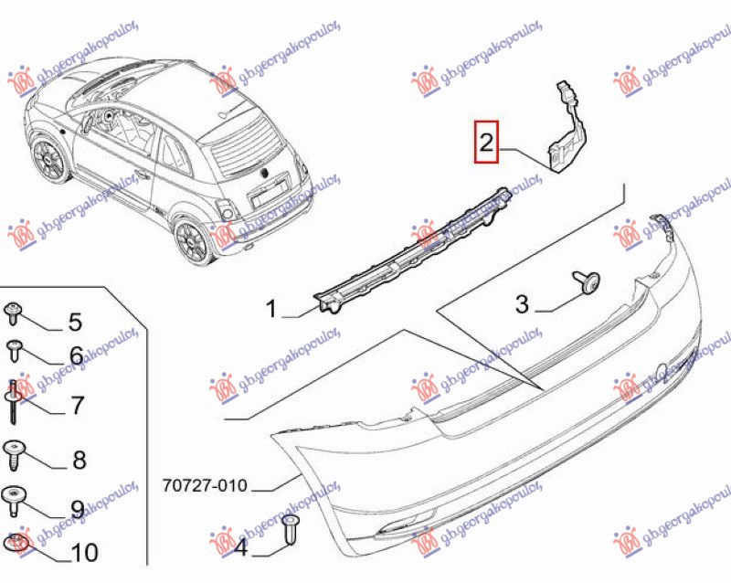 ΒΑΣΗ ΠΡΟΦΥΛΑΚΤΗΡΑ ΠΙΣΩ ΠΛΑΙΝΗ ΠΛΑΣΤΙΚΗ (Γ) ΔΕΞ