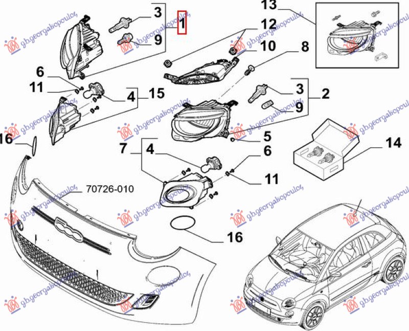 ΦΑΝΟΣ ΕΜΠΡΟΣ FULL LED (Γ) ΔΕΞ