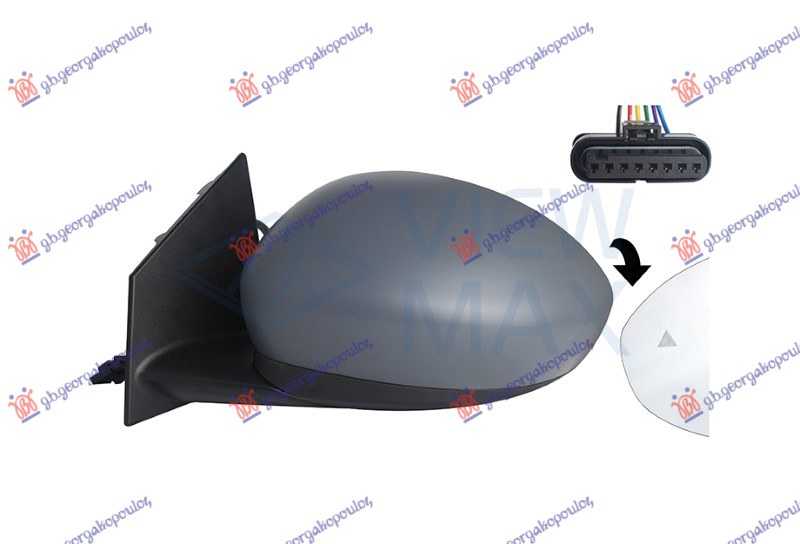 ΚΑΘΡΕΦΤΗΣ ΗΛΕΚΤΡΙΚΟΣ ΘΕΡΜΑΙΝΟΜΕΝΟΣ ΒΑΦΟΜΕΝΟΣ (ΜΕ BLIS) (6 PIN) (CONVEX GLASS) (Α ΠΟΙΟΤΗΤΑ) ΑΡ