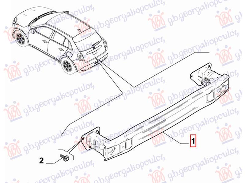 ΤΡΑΒΕΡΣΑ ΠΡΟΦΥΛΑΚΤΗΡΑ ΠΙΣΩ (ΥΒΡΙΔΙΚΟ (Γ)
