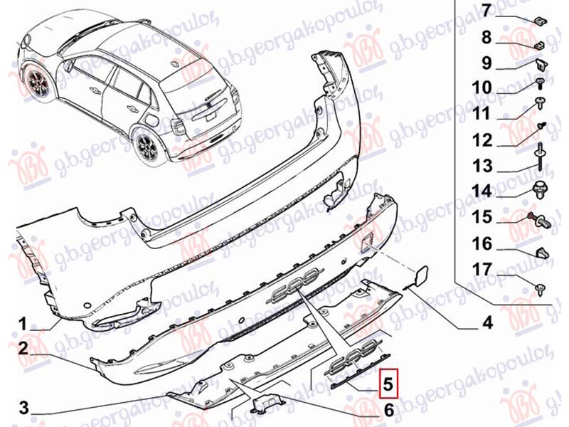 ΔΙΑΚΟΣΜΗΤΙΚΟ ΠΡΟΦΥΛΑΚΤΗΡΑ ΠΙΣΩ ΚΑΤΩ (ΣΤΟ ΣΗΜΑ) (Γ)