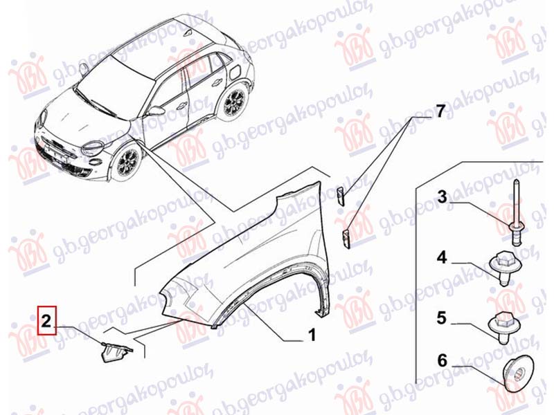 ΒΑΣΗ ΦΤΕΡΟΥ ΕΜΠΡΟΣ ΜΕΤΑΛΛΙΚΗ (Γ) ΔΕΞ